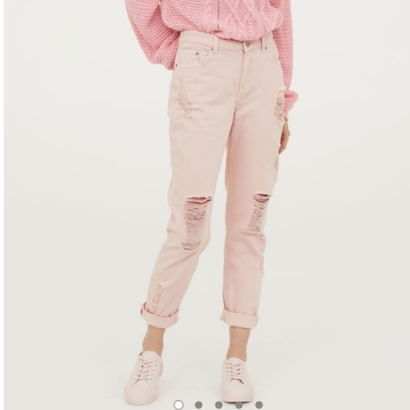 H&M Denim - Divided | Distressed Slim Boyfriend Jeans